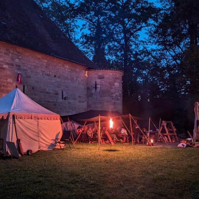 lAgerung in Lorch Würth. Lagerleben